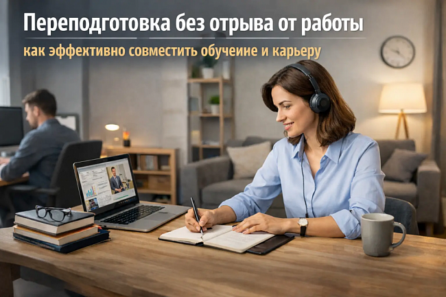 Переподготовка без отрыва от работы - как совместить?